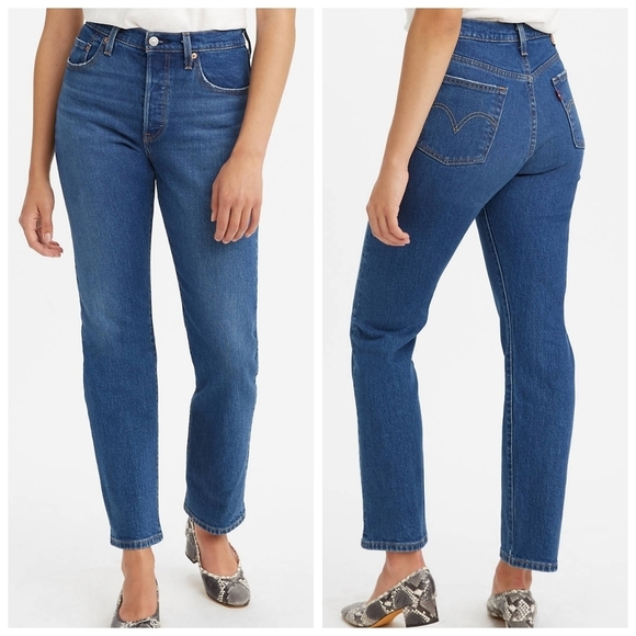 Levi's Denim - Levi’s 501 jeans medium blue wash ‘Charleston in the Clear’ size 25